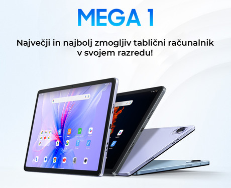 Blackview MEGA 1 tablični računalnik, 11.5", 5G, 12GB+256GB, IPS Full HD+, Android 13, WiFi 5, Bluetooth 5.1, GPS, zvočniki, +pisalo, +ovitek, moder (Sky Blue)