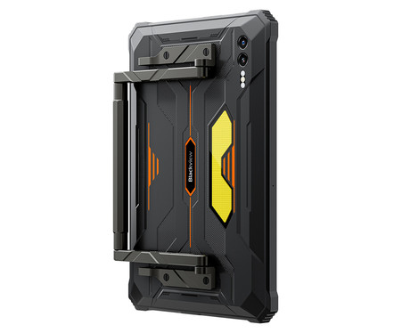 Blackview ACTIVE 10 PRO robusten tablični računalnik, 10.95", 5G LTE, 12GB+512GB, IPS FHD+, Android, 30000mAh, WIFI 5, Bluetooth 5.4, Dual SIM, GPS, NFC, AI, stereo zvočniki, +dodatki, črno oranžen