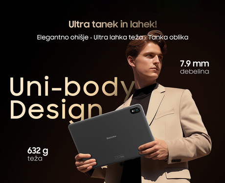 Blackview TAB 18 tablični računalnik, 12", 4G LTE, 8GB+256GB, IPS 2.4K, Android, 8800mAh, WiFi 5, Bluetooth, Dual SIM, GPS, Harman Kardon zvočniki, +ovitek, zelen (Turquoise Green)