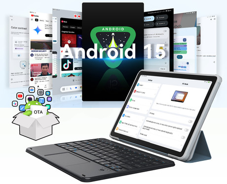 Blackview MEGA 2 tablični računalnik, 12", 4G LTE, 12GB+256GB, IPS 2K, Android, 9000mAh, WIFI 5, Bluetooth, Dual SIM, GPS, AI, stereo zvočniki, +ovitek, +dodatki, zelen (Moss Green)