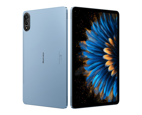 Blackview MEGA 2 tablični računalnik, 12", 4G LTE, 12GB+256GB, IPS 2K, Android, 9000mAh, WIFI 5, Bluetooth, Dual SIM, GPS, AI, stereo zvočniki, +ovitek, +dodatki, moder (Ice Blue)