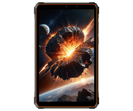 Blackview ACTIVE 5 robusten tablični računalnik, 8.68", 3v1 AI, 4G LTE, 8GB+128GB, IPS HD+, Android, 6600mAh, WIFI 5, Bluetooth, Dual SIM, GPS, stereo zvočniki, +dodatki, črno oranžen (Black Orange)