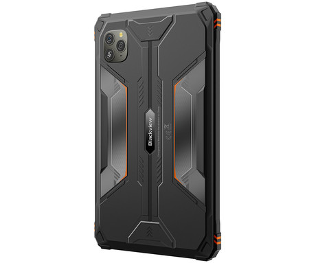 Blackview ACTIVE 5 robusten tablični računalnik, 8.68", 3v1 AI, 4G LTE, 8GB+128GB, IPS HD+, Android, 6600mAh, WIFI 5, Bluetooth, Dual SIM, GPS, stereo zvočniki, +dodatki, črno oranžen (Black Orange)