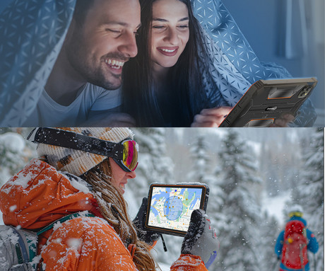 Blackview ACTIVE 5 robusten tablični računalnik, 8.68", 3v1 AI, 4G LTE, 8GB+128GB, IPS HD+, Android, 6600mAh, WIFI 5, Bluetooth, Dual SIM, GPS, stereo zvočniki, +dodatki, črn (Onyx Black)