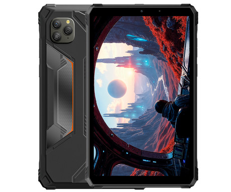 Blackview ACTIVE 5 robusten tablični računalnik, 8.68", 3v1 AI, 4G LTE, 8GB+128GB, IPS HD+, Android, 6600mAh, WIFI 5, Bluetooth, Dual SIM, GPS, stereo zvočniki, +dodatki, črn (Onyx Black)