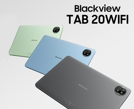 Blackview TAB 20 WIFI tablični računalnik, 10.1", Google Gemini AI 2.0, 4GB+64GB, IPS HD+, Android, 6000mAh, WiFi 5, Bluetooth, GPS, stereo zvočniki, +ovitek, moder (Blizzard Blue)