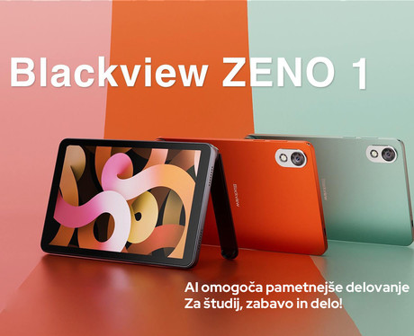Blackview ZENO 1 tablični računalnik, 8", 3v1 AI, 4G LTE, 6GB+256GB, IPS HD+, Android, 6000mAh, WIFI 5, Bluetooth, Dual SIM, GPS, stereo zvočniki, +ovitek, zelen (Jungle Green)