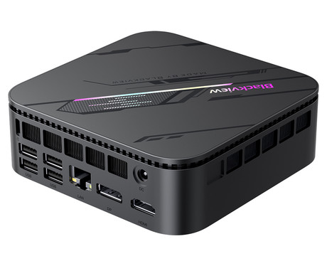 Blackview MP100 PRO namizni mini računalnik, Windows 11 PRO, Intel Alder Lake i9, 16GB RAM, 1TB SSD, WIFI 6, Bluetooth 5.2, Ethernet, 6x USB 3.2, 1x HDMI, 1x DP, 1x USB Type-C, črn