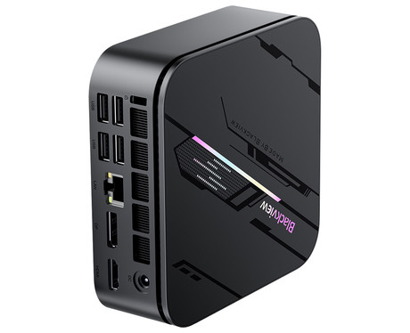 Blackview MP100 PRO namizni mini računalnik, Windows 11 PRO, Intel Alder Lake i9, 16GB RAM, 1TB SSD, WIFI 6, Bluetooth 5.2, Ethernet, 6x USB 3.2, 1x HDMI, 1x DP, 1x USB Type-C, črn