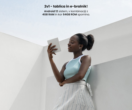 BOOX Go Color 7 e-bralnik / tablični računalnik, 7", Android, 4GB+64GB, Wi-Fi, Bluetooth 5.0, USB-Type-C, črn