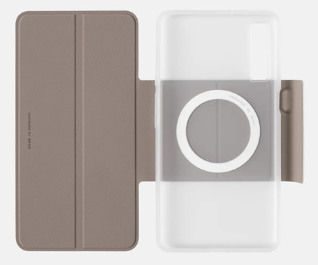 BOOX Palma2 Pro originalni ovitek / etui, za model Palma2 Pro, preklopni, magnetni, funkcija stojala, rjav (Sand Brown)