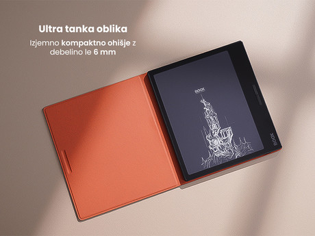 BOOX Page e-bralnik / tablični računalnik, 7", Android 11, 3GB+32GB, Wi-Fi, Bluetooth 5.0, gumbi za obračanje strani, USB Type-C, microSD, črn