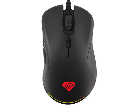 GENESIS KRYPTON 200 gaming miška, 6400DPI, RGB LED osvetlitev, 6 gumbov, spomin, programska oprema, Plug & Play, črna