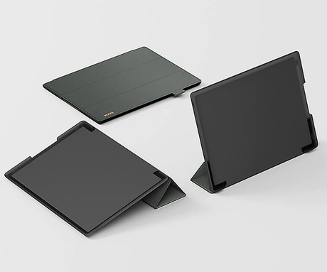 EOL - Originalni MAGNETNI preklopni ovitek / etui za e-bralnik 13.3" BOOX Tab X / Max Lumi2 / Max Lumi, funkcija stojala, črn