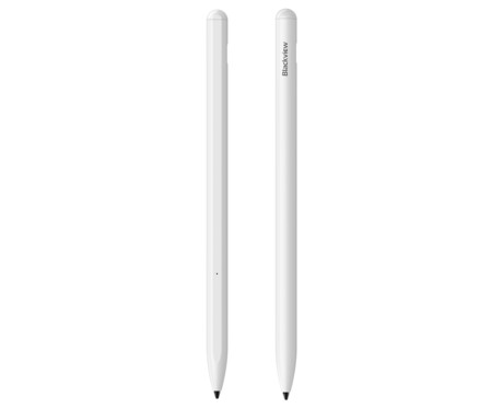 Blackview Magnetic S Pen Gen2 stylus pisalo za TAB 18, magnetno pritrjevanje, 4096 stopenj občutljivosti, polnilna baterija, USB Type-C polnjenje, ultra lahka teža, belo (Cloud White)