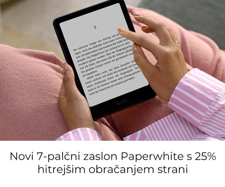 AMAZON KINDLE Paperwhite e-bralnik, 12. Gen, 7", 16GB, adds, zelen (Jade)