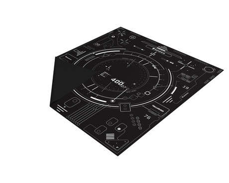 GENESIS TELLUR 400 SQUARE HUD podloga za stol, 110x100cm, protizdrsna, mehka podlaga, trpežna