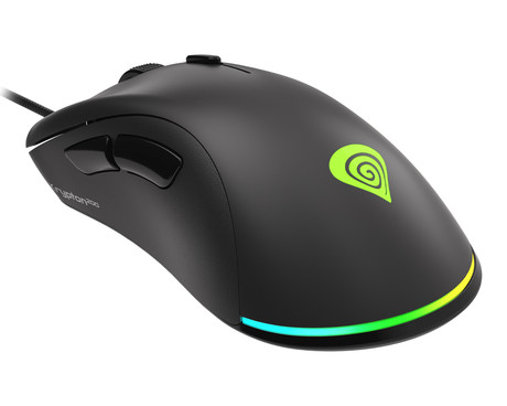 GENESIS KRYPTON 200 gaming miška, 6400DPI, RGB LED osvetlitev, 6 gumbov, spomin, programska oprema, Plug & Play, črna