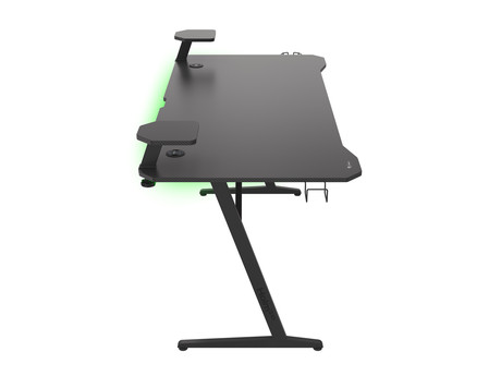 Profesionalna GAMING miza GENESIS HOLM 510 RGB, LED RGB osvetlitev, vgrajen brezžični polnilec in USB 3.0 razdelilec