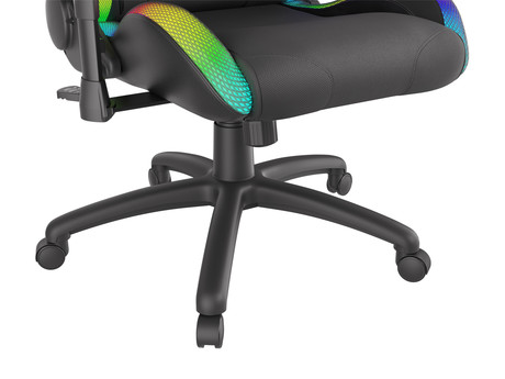 GENESIS gaming stol TRIT 500 RGB, ergonomski, RGB LED osvetlitev, popolnoma nastavljiv