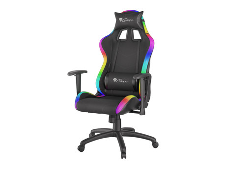 GENESIS gaming stol TRIT 500 RGB, ergonomski, RGB LED osvetlitev, popolnoma nastavljiv