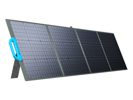 BLUETTI PV200 solarni panel, 200W, učinkovitost 23.4%, zložljiv, prenosen, stojalo, univerzalna združljivost, vodoodpornost, ročaj