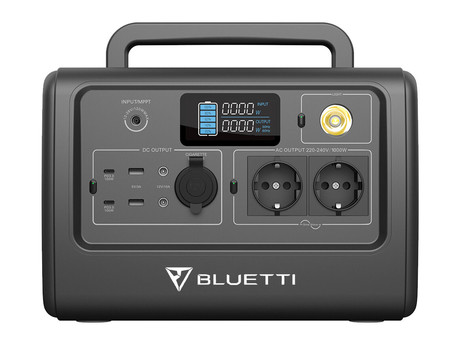 BLUETTI EB70 prenosna polnilna postaja / baterija, 716Wh, 1000W, polnjenje / napajanje naprav, vtičnice USB-A/USB-C/DC, LED svetilka, ročaj