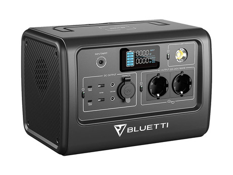 BLUETTI EB70 prenosna polnilna postaja / baterija, 716Wh, 1000W, polnjenje / napajanje naprav, vtičnice USB-A/USB-C/DC, LED svetilka, ročaj