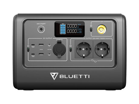 BLUETTI EB70 prenosna polnilna postaja / baterija, 716Wh, 1000W, polnjenje / napajanje naprav, vtičnice USB-A/USB-C/DC, LED svetilka, ročaj