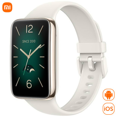 EOL - Pametna zapestnica / ura Xiaomi MI BAND 7 PRO, Bluetooth 5.2, 1.64" barvni AMOLED zaslon, Android + iOS, 5ATM vodoodpornost, brezplačna aplikacija, bela (Ivory)