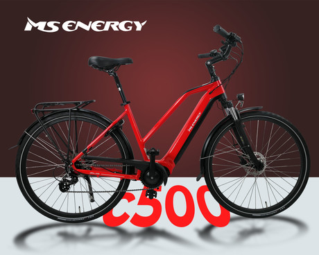 EOL - Električno kolo MS ENERGY c500 M, cestno, 28" pnevmatike, 250W 65Nm motor, 8 prestav Shimano, do 160km, do 25km/h, 36V 16Ah baterija