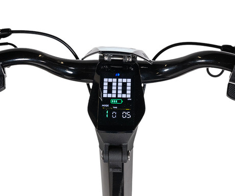 MS ENERGY FLARE električni skiro, 10" gume, 600W motor, 60km doseg, 48V 15Ah baterija, vzmetenje, sistem EBS, Smart BMS, LCD zaslon, LED osvetlitev, aplikacija, črn (Obsidian Black)