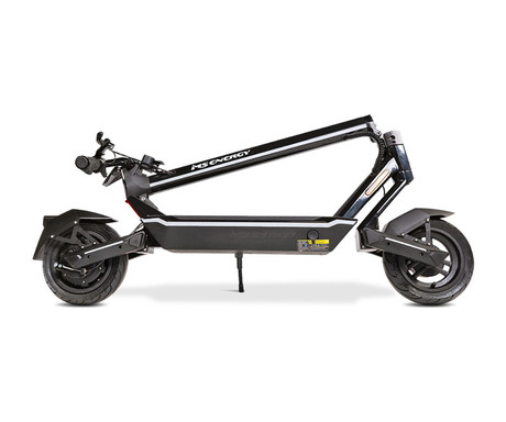 MS ENERGY FLARE električni skiro, 10" gume, 600W motor, 60km doseg, 48V 15Ah baterija, vzmetenje, sistem EBS, Smart BMS, LCD zaslon, LED osvetlitev, aplikacija, črn (Obsidian Black)