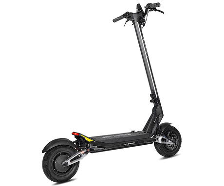 MS ENERGY FLARE X PRO električni skiro, 11" gume, 2x 1200W motor, 100km doseg, 1350Wh 60V 22.5Ah baterija, vzmetenje, EBS sistem, Smart BMS, LCD zaslon, LED, aplikacija, črn (Obsidian Black)