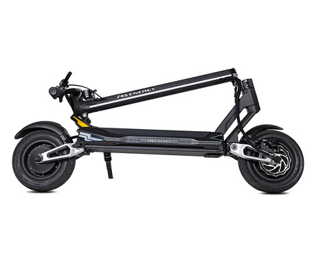 MS ENERGY FLARE X PRO električni skiro, 11" gume, 2x 1200W motor, 100km doseg, 1350Wh 60V 22.5Ah baterija, vzmetenje, EBS sistem, Smart BMS, LCD zaslon, LED, aplikacija, črn (Obsidian Black)