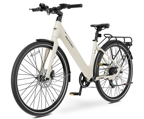 MS ENERGY C30 električno kolo, cestno / mestno, 27.5" pnevmatike, 250W motor, 360Wh 36V 10Ah baterija, do 60km, SHIMANO 8-prestav, disk zavore, LCD zaslon, LED osvetlitev, zadnji nosilec, aplikacija