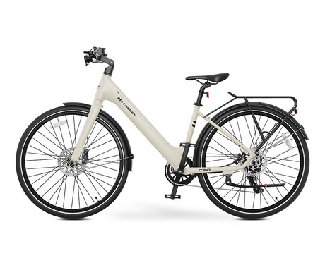 MS ENERGY C30 električno kolo, cestno / mestno, 27.5" pnevmatike, 250W motor, 360Wh 36V 10Ah baterija, do 60km, SHIMANO 8-prestav, disk zavore, LCD zaslon, LED osvetlitev, zadnji nosilec, aplikacija