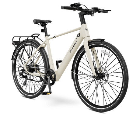 MS ENERGY C40 električno kolo, cestno / mestno, 27.5" pnevmatike, 250W motor, 360Wh 36V 10Ah baterija, do 60km, SHIMANO 8-prestav, disk zavore, LCD zaslon, LED osvetlitev, zadnji nosilec, aplikacija