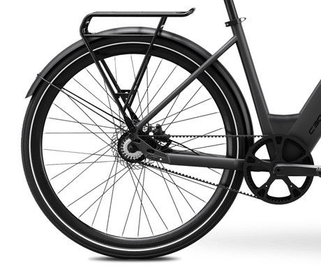 MS ENERGY C300 električno kolo, cestno / mestno, 27.5" pnevmatike, 250W 35Nm motor, 529Wh 36V 14.7Ah baterija, do 120km, CARBON GATES pogon, SHIMANO disk zavore, prednje vzmetenje, LCD zaslon