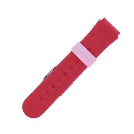 Pašček silikonski za pametne ure, primeren za FOREVER KW-300, roza (pink)