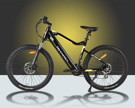 Električno kolo MS ENERGY m10, gorsko, 27.5" pnevmatike, 250W 40Nm motor, 8 prestav Shimano, do 100km, Shimano, 36V 13Ah baterija