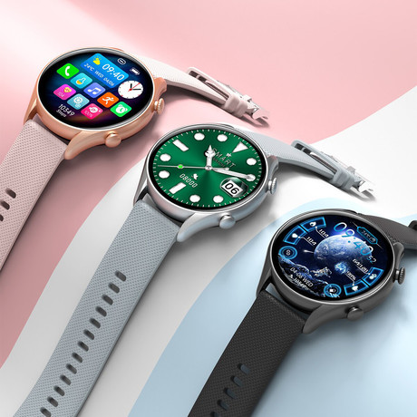 TREVI pametna ura T-FIT 280 S CALL, 1.32" zaslon, Bluetooth, Android + iOS, baterija, IP67, klicanje, merjenje kisika / pritiska / aktivnosti, analiza spanca, športni načini, roza zlata (Rose Gold)