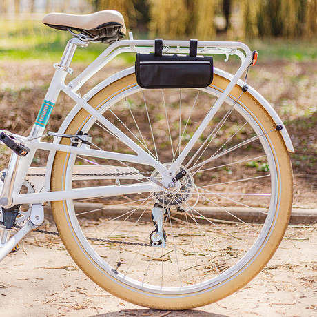 Komplet za popravilo kolesa FOREVER BIKE REPAIR KIT, večnamenski, montaža na kolo, orodja za servis kolesa in popravilo pnevmatik, črn