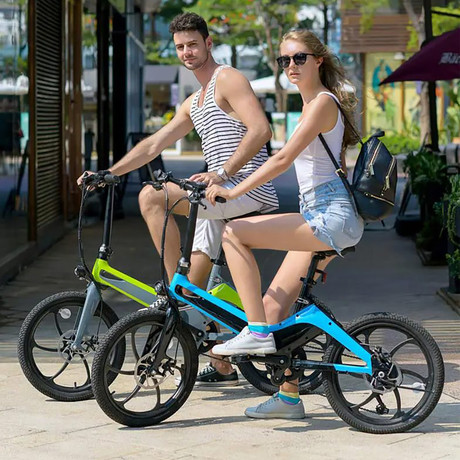 MS ENERGY I10 električno kolo, zložljivo, 20" pnevmatike, 250W motor, 36V 7.8Ah 280Wh baterija, Shimano, do 50 km, disk zavore, LCD zaslon, LED osvetlitev, črno zeleno