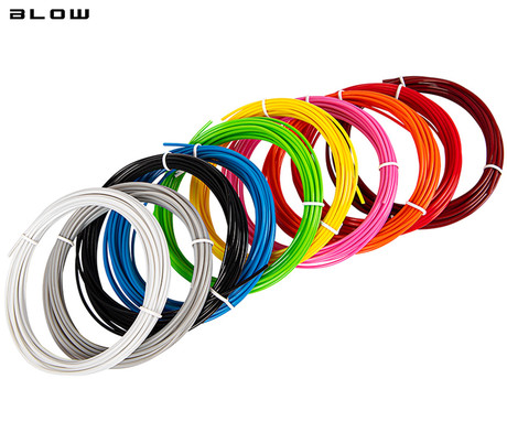 BLOW filament za 3D pen pisalo, različne barve, 10 barv, 5 m vsake barve