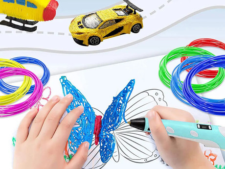 BLOW filament za 3D pen pisalo, različne barve, 10 barv, 5 m vsake barve