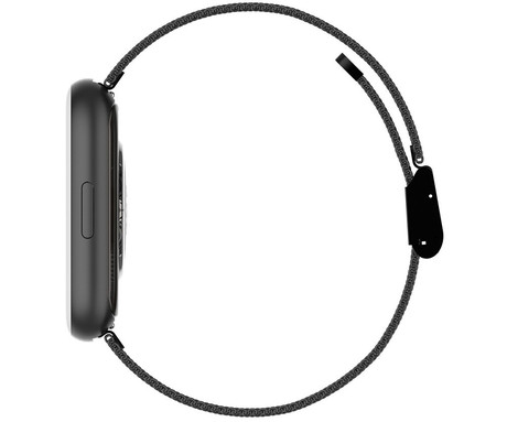 FOREVER ForeVigo 4 SW-330 pametna ura, 1.95" AMOLED, BT 5.4, Android + iOS, klicanje, baterija, aplikacija, spremljanje zdravja, analiza spanca, 100+ športov, 2 paščka, IP68, črna (Carbon Black)