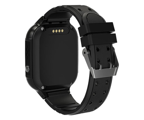FOREVER See Me! 3 KW-320 otroška pametna ura, VoLTE, 1.4" zaslon, GPS+WiFi+LBS lociranje, video klici, SOS funkcija, Android + iOS, aplikacija, IP65, pedometer, igre, črna (Magic Black)
