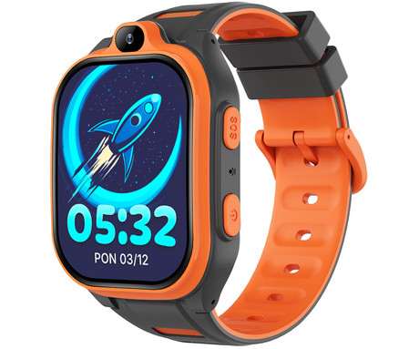 FOREVER Boost KW-530 otroška pametna ura, 4G LTE, oranžna (Sunset Orange)