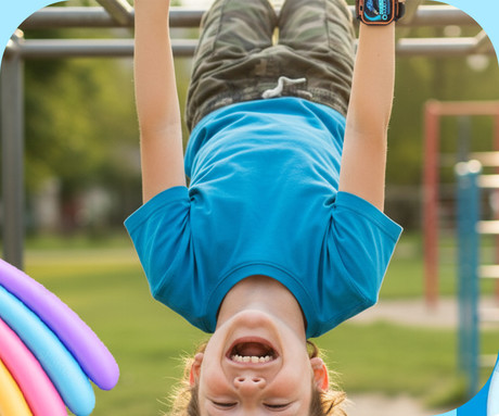 FOREVER Boost KW-530 otroška pametna ura, 4G LTE, modra (Electric Blue)